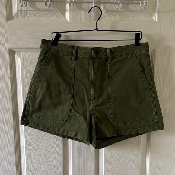 Madewell Pants - Madewell High Waist Green Women's Shorts